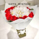 FERRERO AND ROSE BOUQUET By GiftsMyStore